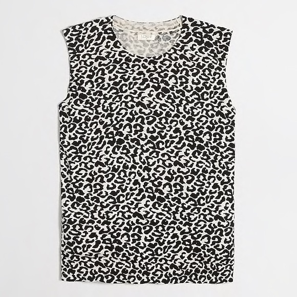 J.Crew Leopard Caryn Shell✨ - Picture 1 of 2